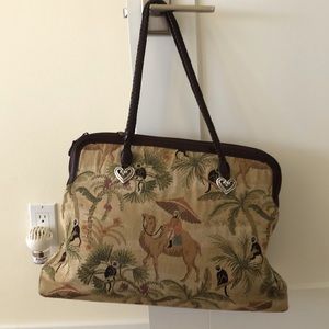 Brighton Tropical Tapestry Tote